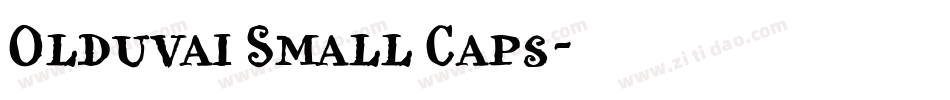 Olduvai Small Caps字体转换